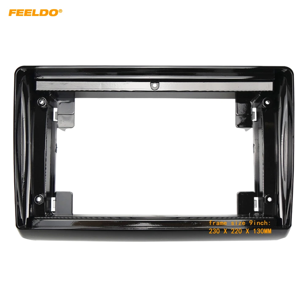 

Автомобильная аудиопанель FEELDO 2Din, лицевая панель, рамка для Great Ducato (2011 +), 9 дюймов, большой экран, радио, стереопанель, крепление для приборной панели