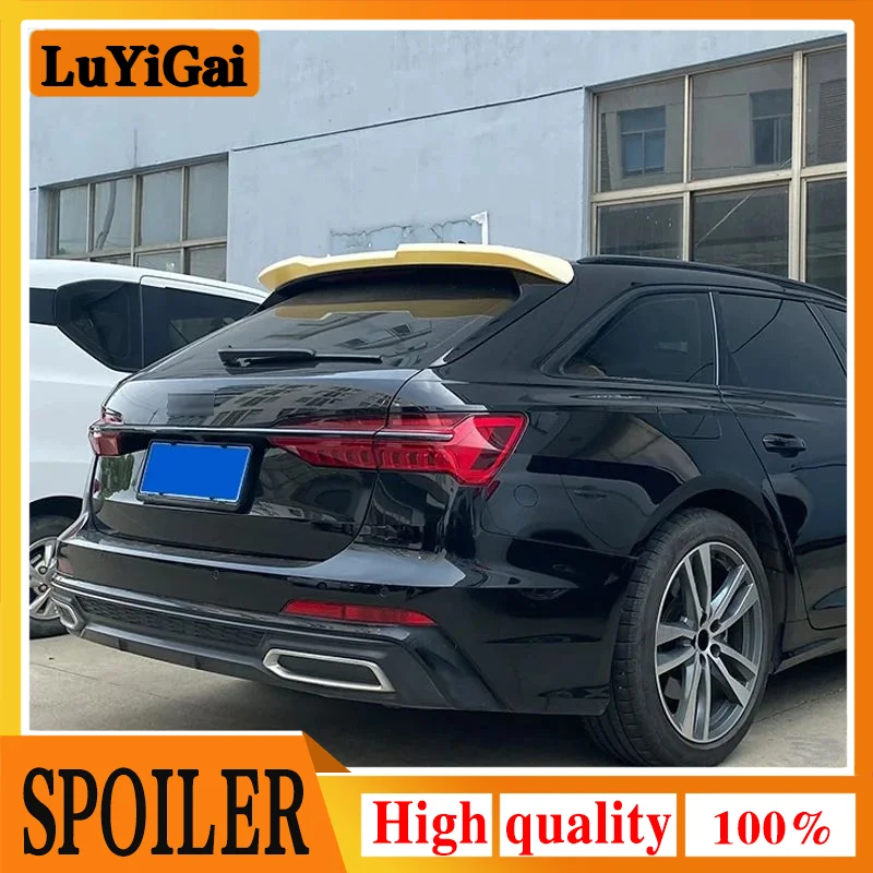 

Fit For NEW Audi A6 Avant C8 Spoiler 2019-2022 ABS Car Trunk Lip Wing Tail Spoiler For A6 Allroad Spoiler Accessories