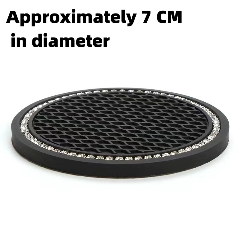 Car Cup Holder Coasters Non-slip Rubber Mat 2pcs for Bottle Holder