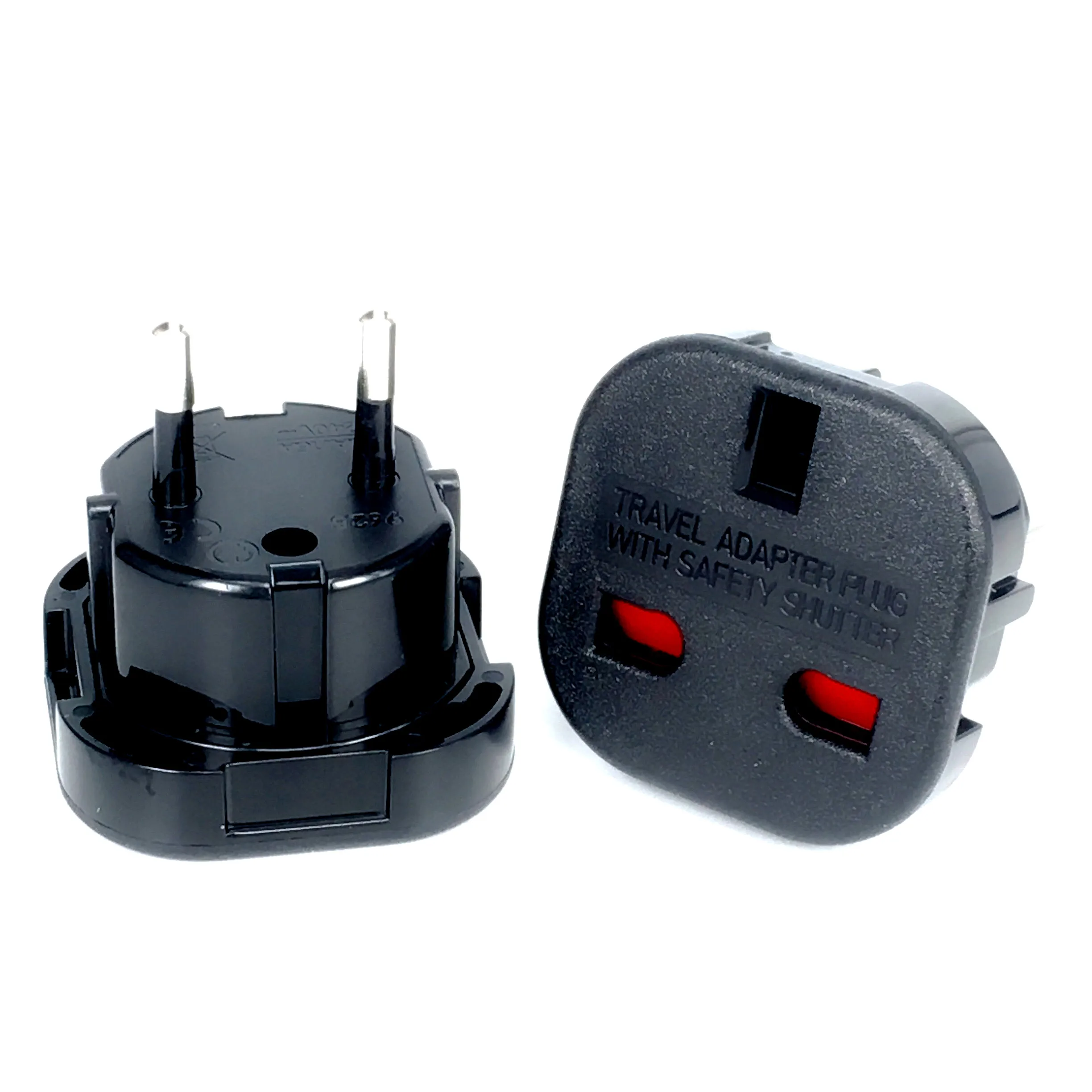 Travel UK To EU 240V Adapters Euro Plug AC Power Charger Adapter Converter Socket 1PCS