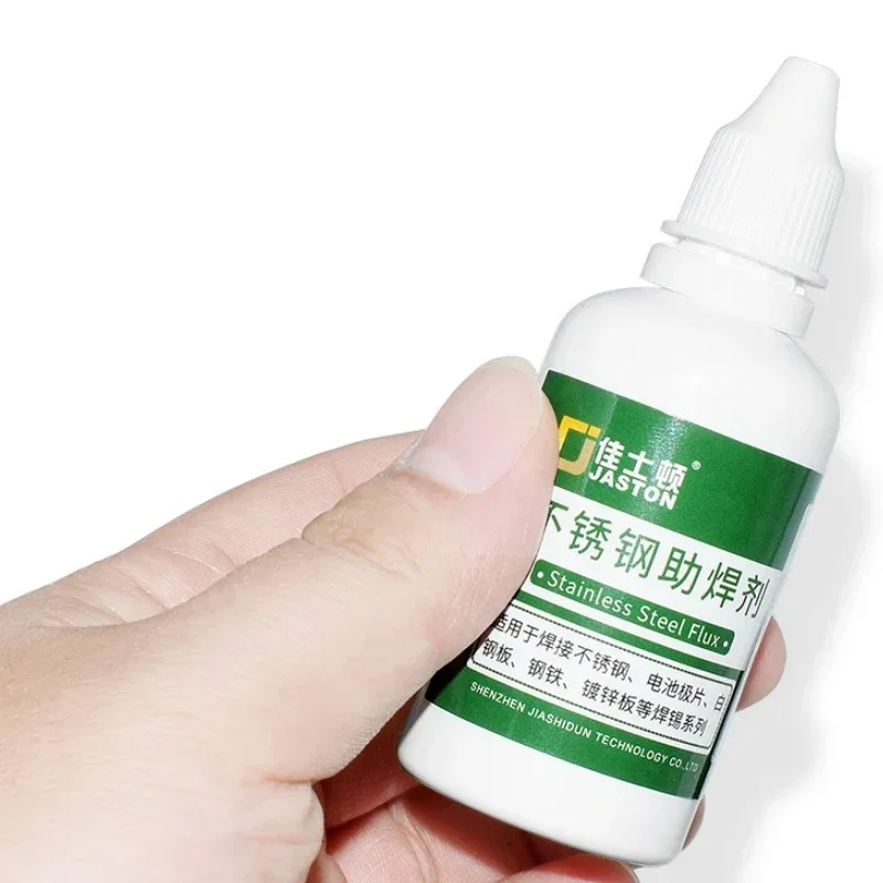 

1PC 50ML Stainless Steel Flux White Steel Sheet Copper Iron Galvanized Sheet Battery Flux Loose Perfume Metal Flux