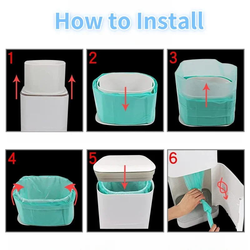 Diaper Pail Refills Bags Compatible With Dekor PLUS