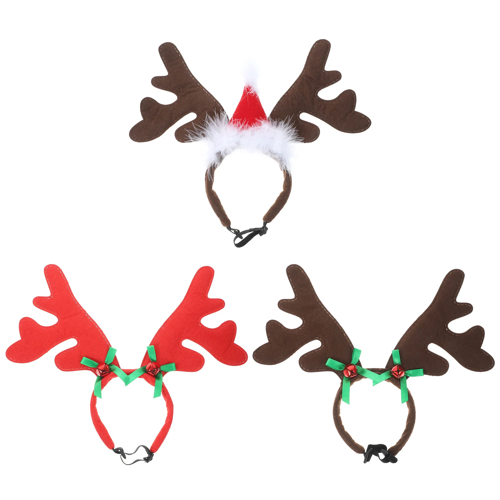 

Pet Christmas Headband Dog Costume Decorating Supplies Party Hat Hairbands Reindeer Antler Accessory Performance Antlers