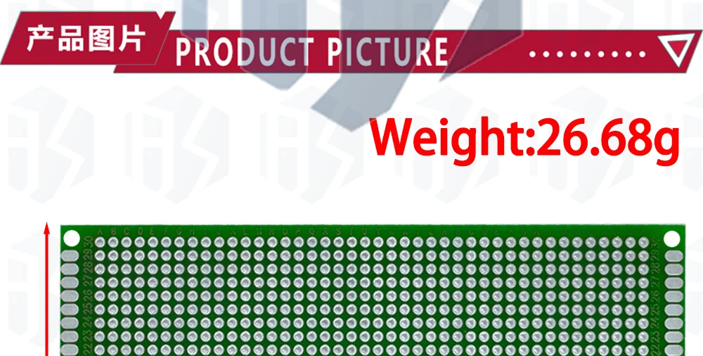2*8 3*7 4*6 5*7 6*8 8*12 9*15 Doppel Seite Prototyp Diy Universal Gedruckt Schaltung PCB Board Protoboard Solder Beschichtung – Detail 3