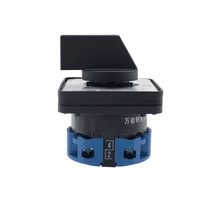 LW28-20A Electric 2Position 4 Terminals Rotary Cam Changeover Switch 550V 20A