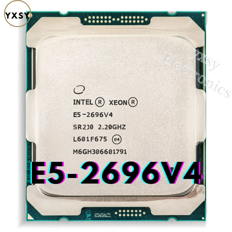Intel Xeon E5-2696 V4 SR2J0 – 2.20GHz 22 Cœurs 44 Threads 55Mo LGA2011-3 CPU