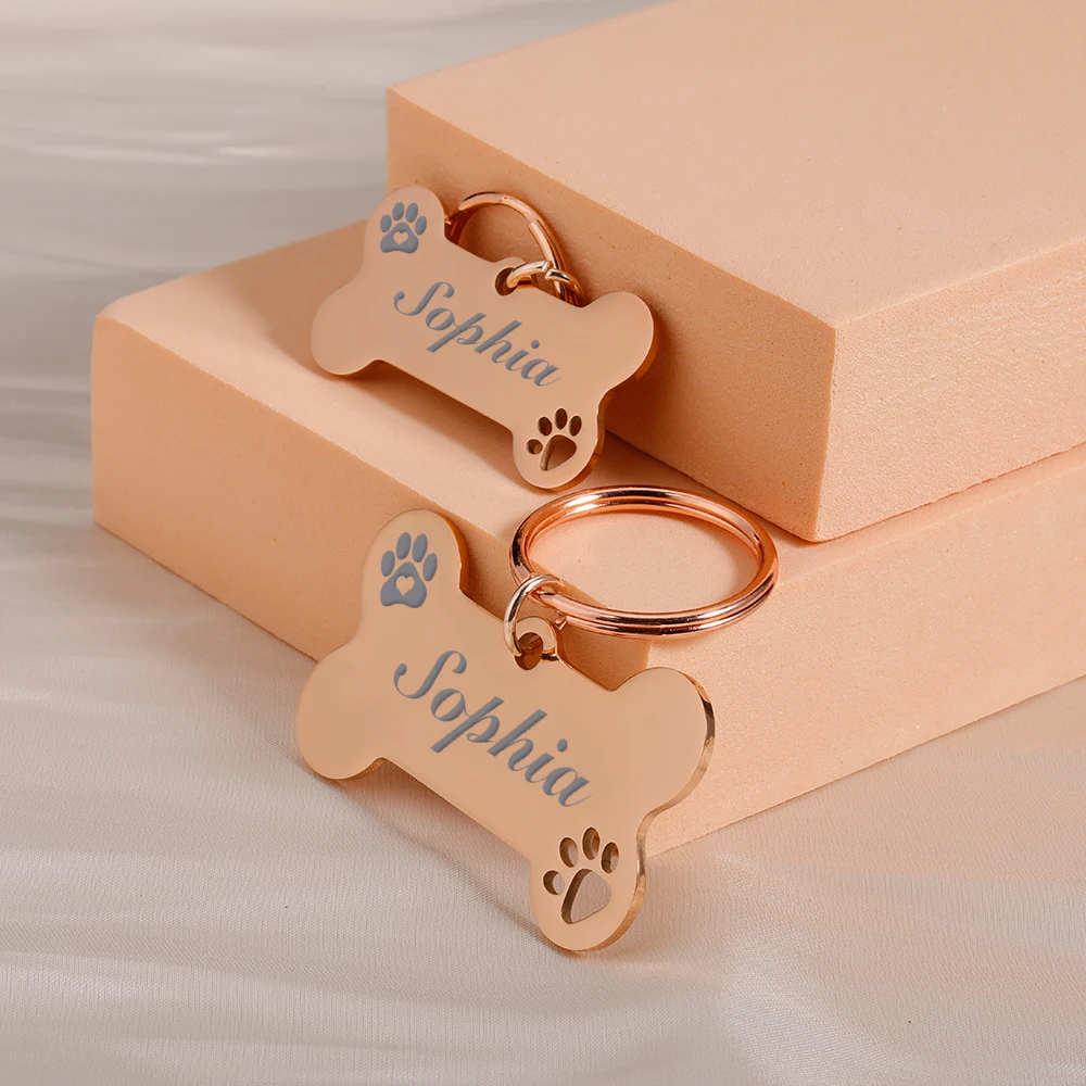 DISONTAG Silence Medaille Pour Chiens QR Personnalisé Any Picture