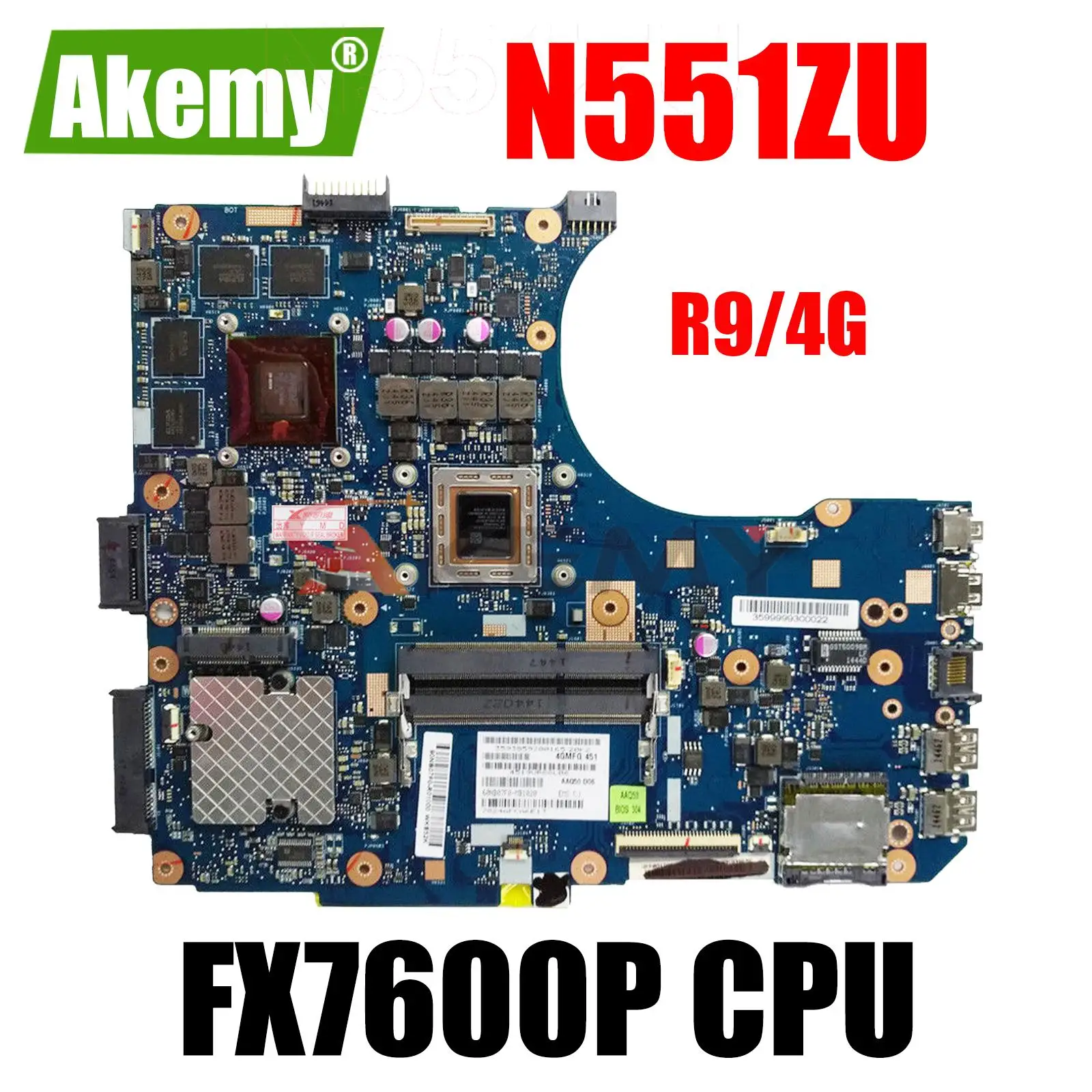

Материнская плата N551ZU для ноутбука FX7600P
