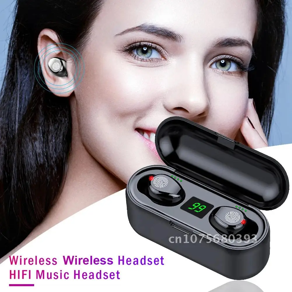 

Wireless Bluetooth-Compatible Headset Mini Earphones In Ear 5.0 Wireless Earbuds Headphone Headsets