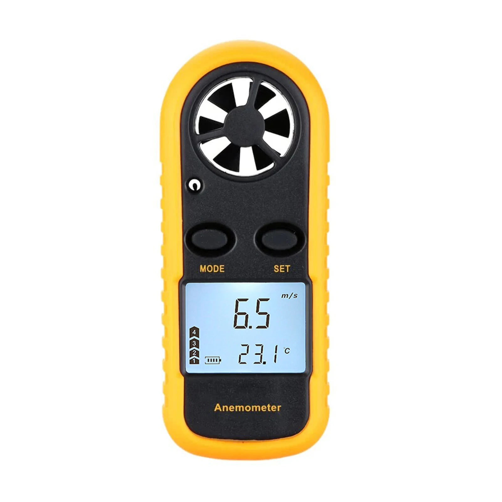 GM816 Anemometer Wind Meter Mini LCD Digital Anemometer Wind Speed Air Velocity Temperature Measuring Backlight