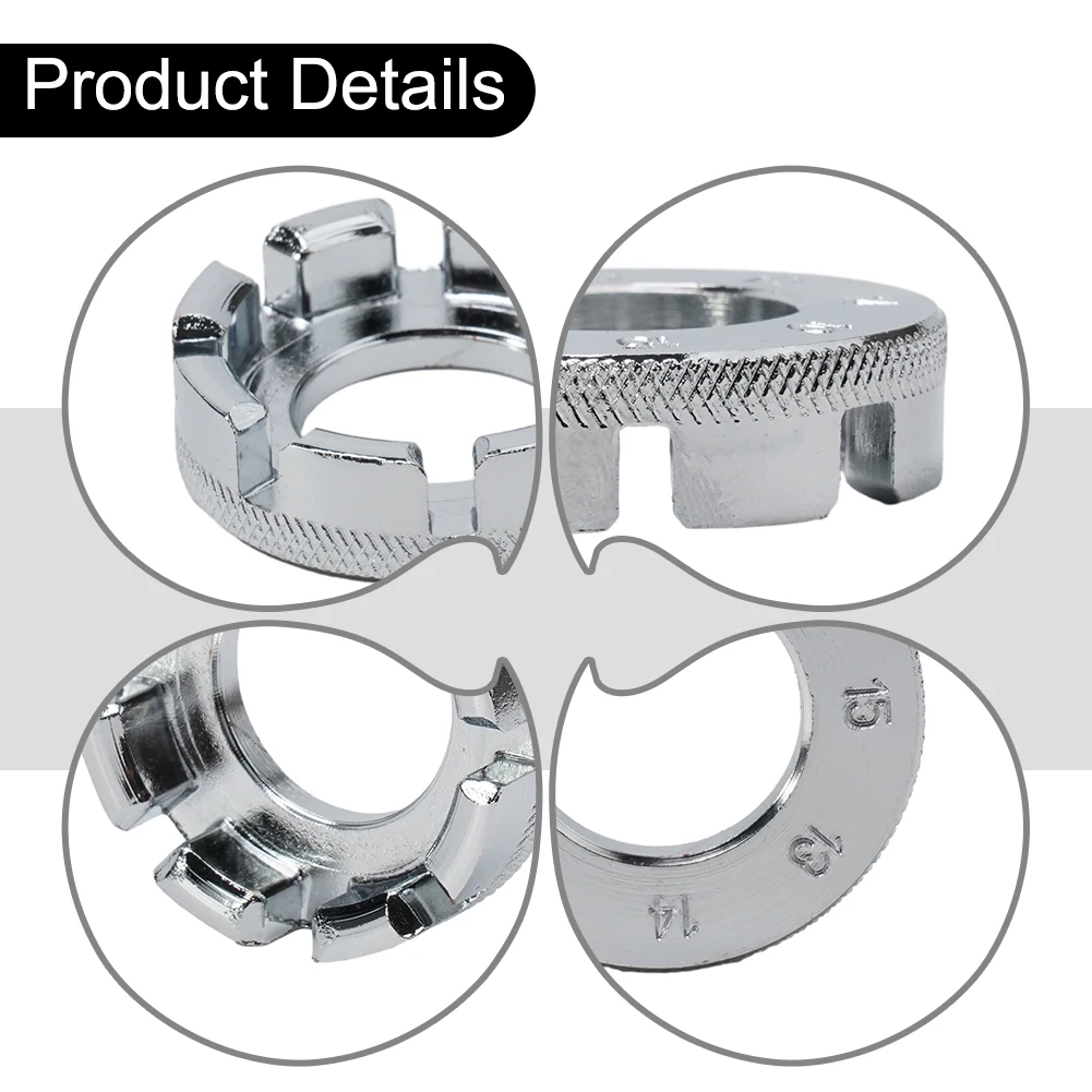 

Rim Spoke Nipple Wrench Spanner Repair Tool Bicycle For Cyclist Bike Wheel 8 Way Adjuster Light High Quality Premium