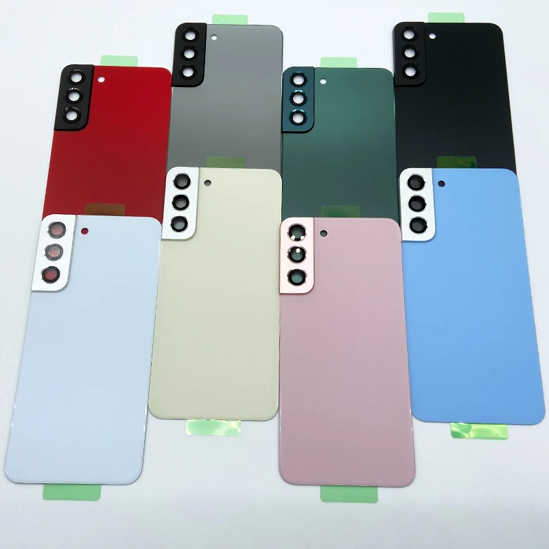 Phone Battery Cover For Samsung Galaxy S22+ S22 Plus S22Plus Back Case Glass Rear Door Housing Replacement Case With Camera Lens phone back cover glass phone back cover glass battery cover samsung phone case