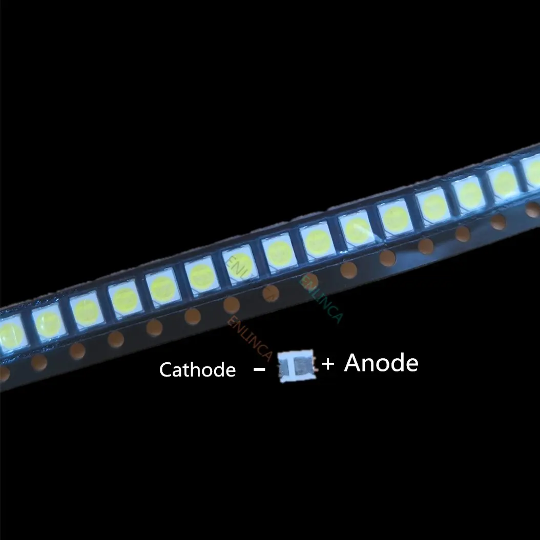 100 Pz Per Lg Ad Alta Potenza 2835 Smd Led Diodi Televisione Super Luminoso Diodo Smd Led 1210 3528 1W 3V Bianco Freddo Retroilluminazione Tv