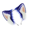 S1Y1 Anime Headband Roleplay Blue Hedgehog Ear Hairhoop Girl Halloween Props Hairband