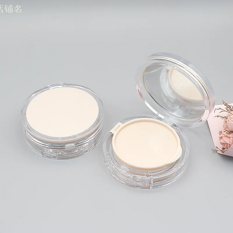 15g/0.5oz Empty Air Cushion Puff Box Portable Cosmetic Makeup Case Container with Powder Sponge Mirror for BB Cream Foundation