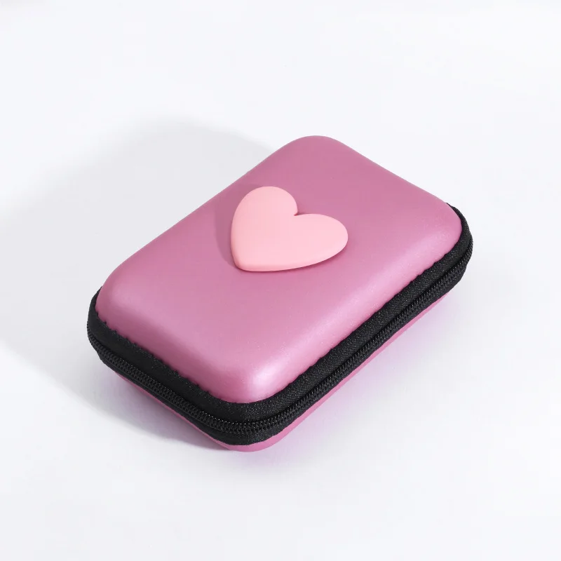 3D Love Heart Cable Storage Bag