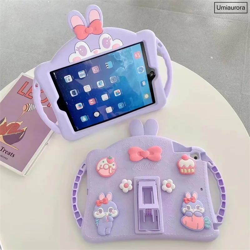 Cartoon Kids Silicone Handle Stand Cover