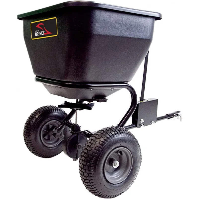 BS36BH-A Tow Behind Broadcast Spreader with Universal Hitch, 175 lb., Matte Black