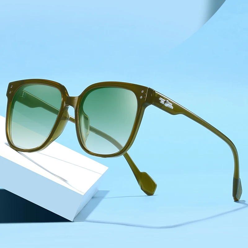 

Men's Sunglasses Vintage TR90 Gradient Women Polarized UV400 Lens Fashion Driving Sports Outdoor Eyewear Male Sun Glasses 0723
