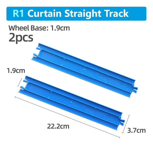 All Kinds of Plastic Rail Train Track Parts Accessories Curve/Straight/Block/Bridge Tracks Gift for Boy Toys X2 3