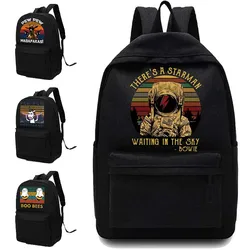 Women Backpack Shoulders School Bag Canvas Laptop Backpack Unisex Backpacks Designers Pew Pattern Printed Sport Bags of Girls
