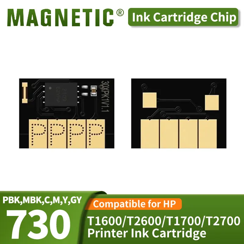 

Чип для картриджа HP DesignJet T1600 T1600dr T1700 T1700dr T2600 T2600dr, 300 мл