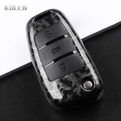 Carbon Fiber Car Key Case Cover - Premium Protection Shell (F - Carbon)