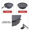 56cm Portable Pancake Pot Circular Gas Iron Plate Pot Commercial Stall Snack Equipment 3