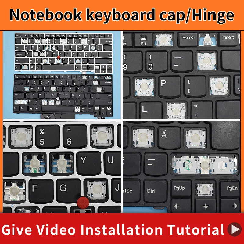 Replacement Keycap Key cap Hinge for Lenovo Thinkpad 13 T460s T470s S2 2nd Laptop Keyboard keycap dye sublimation cherry profile mechanical keyboard pbt keycap 129keys set