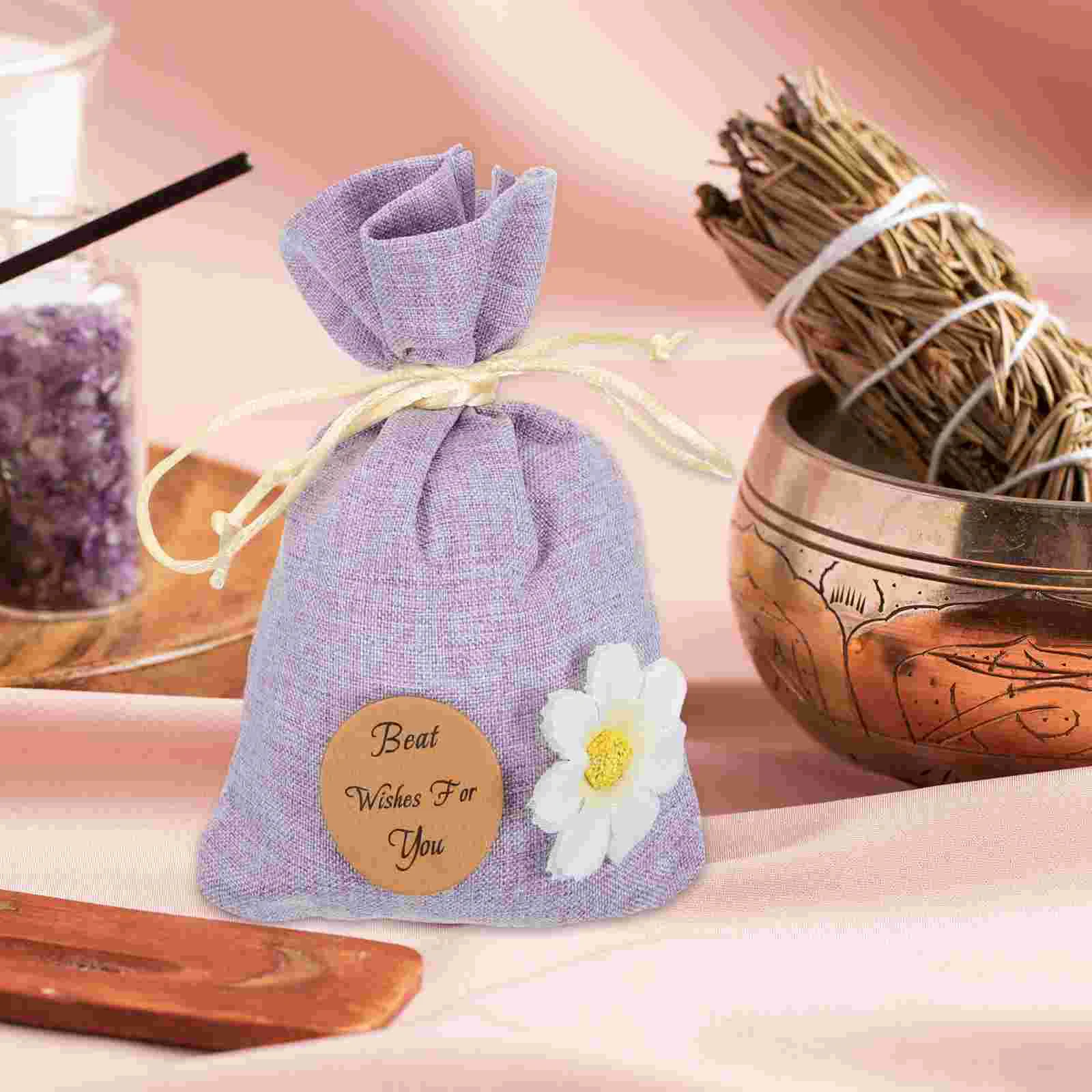 10 Pcs Lavender Sachet Bags Empty Breathing Packing Small Gift Home Fragrance Decorative Car Bags Household Merchandises Spice