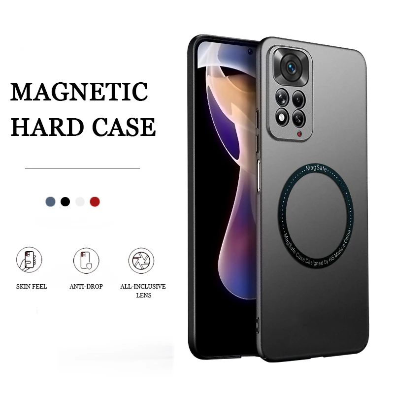For Funda Xiaomi Redmi Note 12 11 10 9 Pro Plus Max 9S 10S 11S 11Pro 10Pro  12Pro Global 4G 5G Phone Case Magnetic Magsafe Case - AliExpress