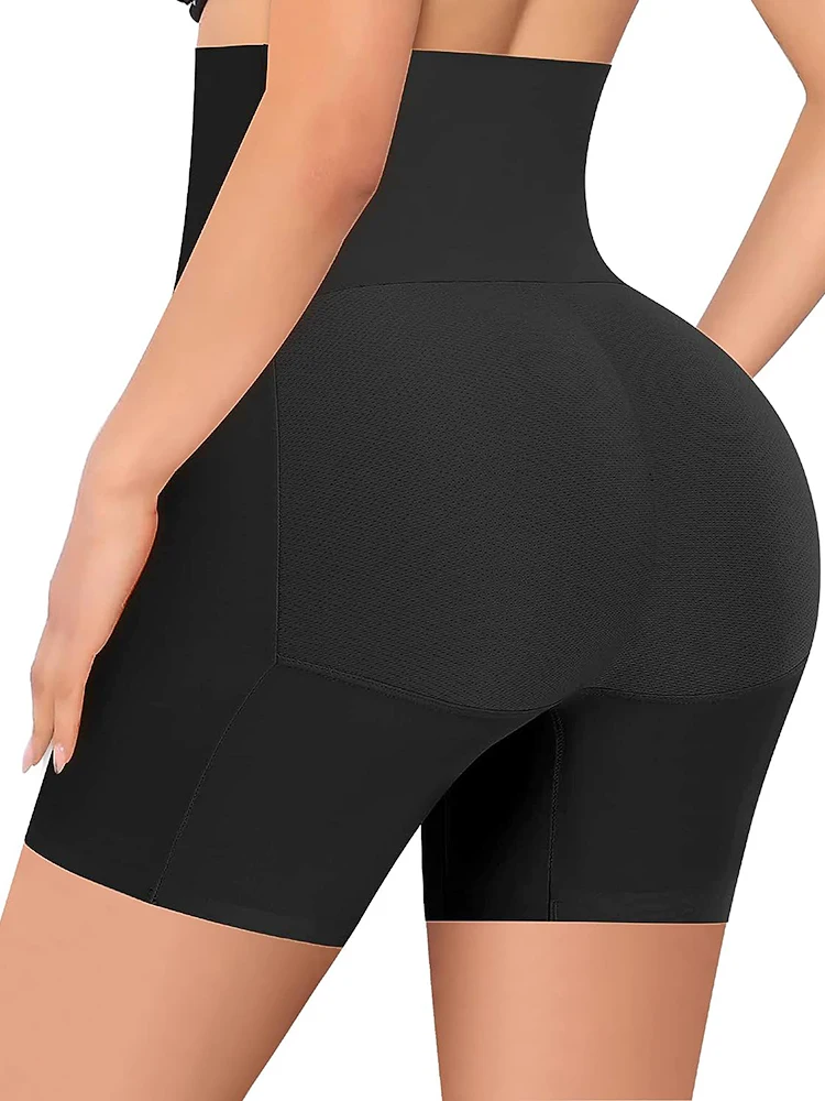 MISSMOLY High Waisted Butt Lifter Padded Shapewear Shorts Slimming Body Shaper Seamless Booty Pads Hip Enhancer Control Panties