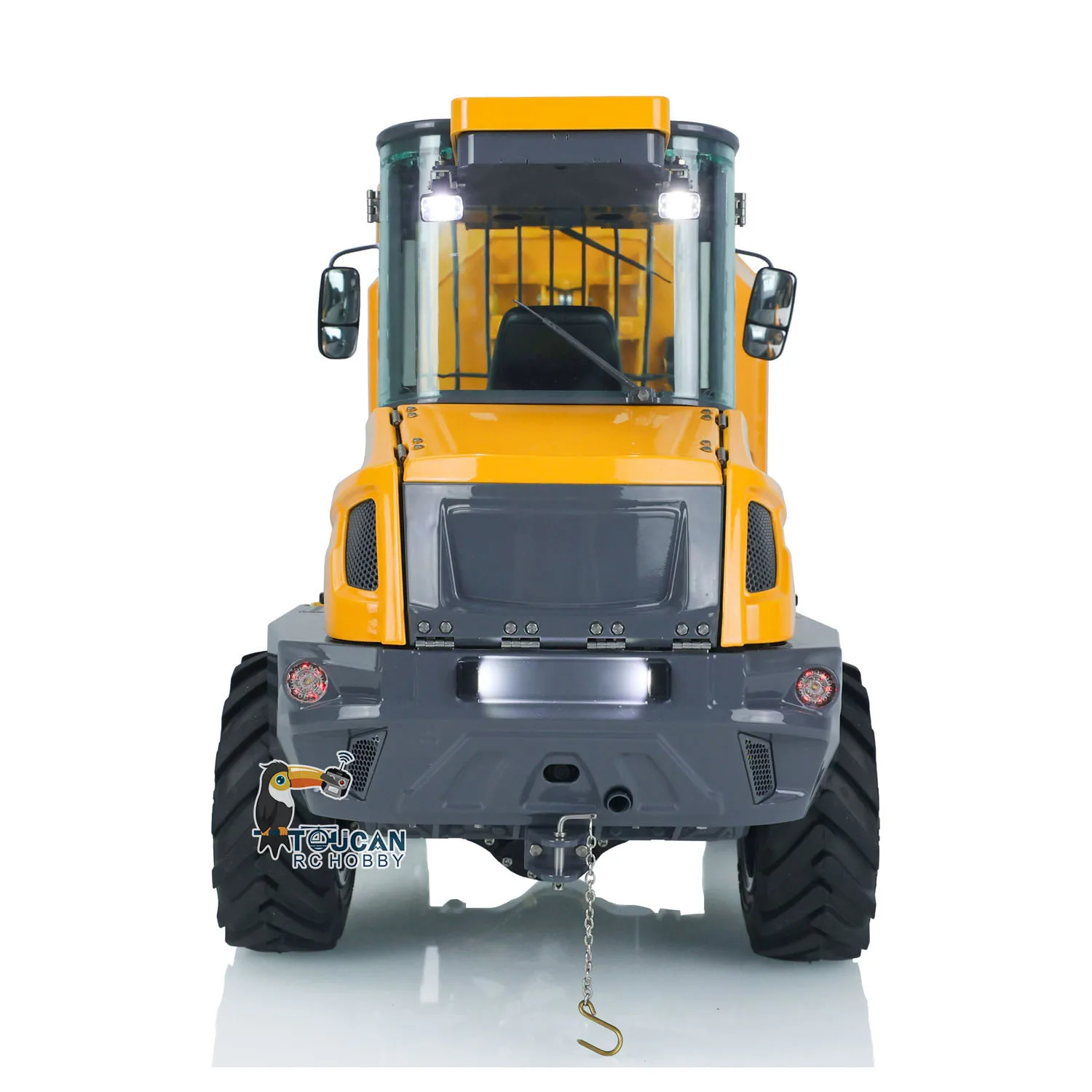 LESU 1/14 6MDX 4X4 RC Hydraulic Articulated Dump Truck Remote Control Painted Finished Mini Tipper Trucks Light Sound Motor 6