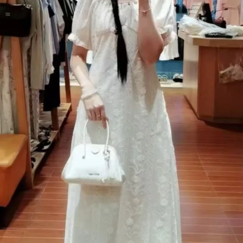 JIAERDI Chinese Style Versatile Beige Hand Bag Purse Women Fairycore Aesthetic Shell Bags Ladies Sweet Elegance Handle Wallets