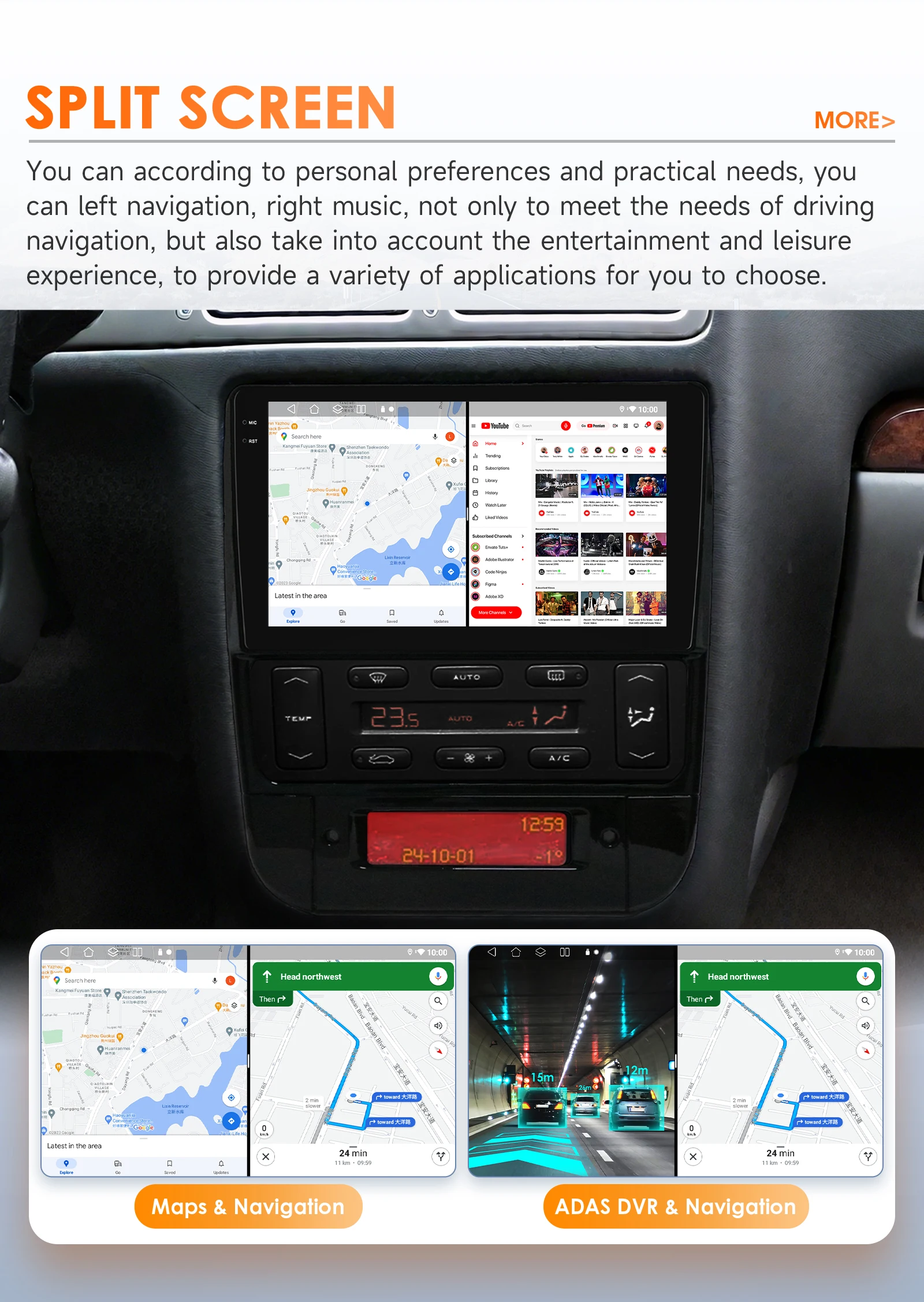 Kabelloses CarPlay Android Auto Autoradio für Peugeot 406 1994-2005 GPS Intelligente Systeme Stereo Multimedia Autoradio 4G DSP SWC – Detail 39