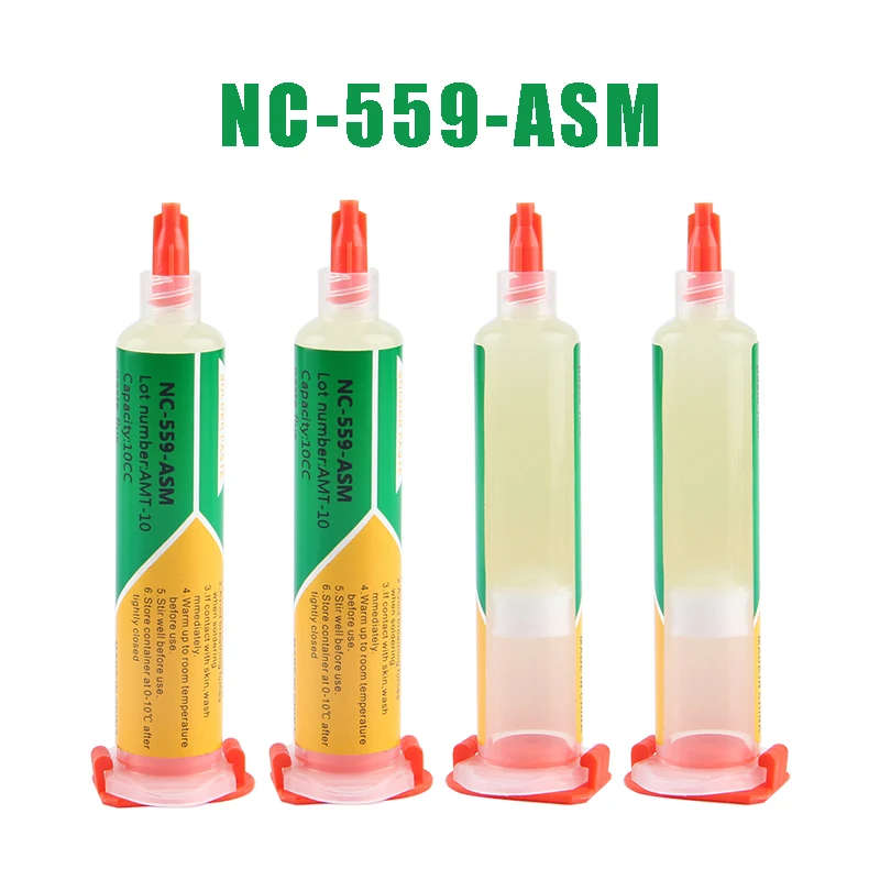 Паяльный флюс 100% оригинальная BGA PCB No-Clean 10cc сварочная паста NC-559-ASM |
