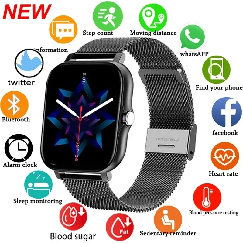 2024 Nuovo Smartwatch Android Phone Y13 Schermo A Colori Full Touch Quadrante Personalizzato Smart Watch Donna Bluetooth Call Smart Watch Men Y20