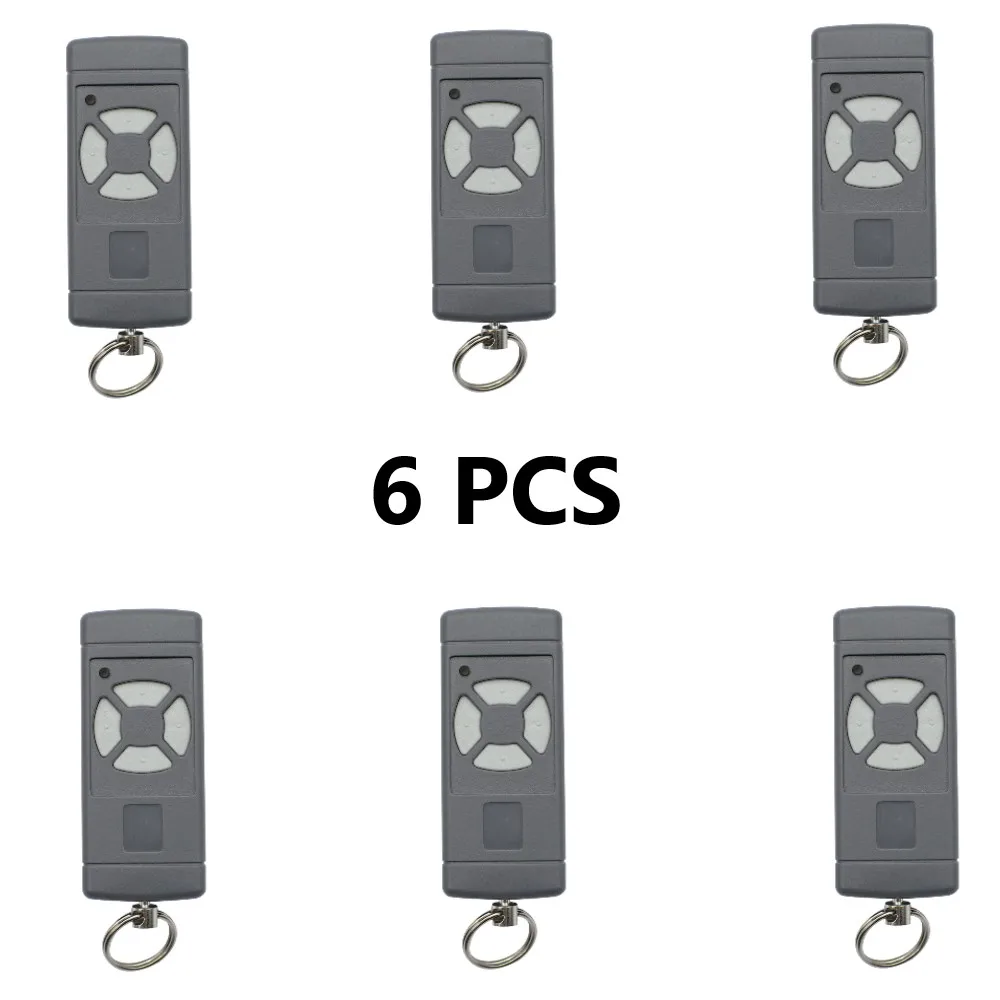 

40.685MHz HORMANN HSE2 HSE4 HSM4 HSM2 HS2 HS4 Garage Remote Control Grey Buttons 6 pcs