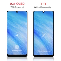 100% Test dla Samsung Galaxy A31 wyświetlacz LCD ekran dotykowy wymiana Digitizer zgromadzenie dla Samsung A315 A315F LCD 3