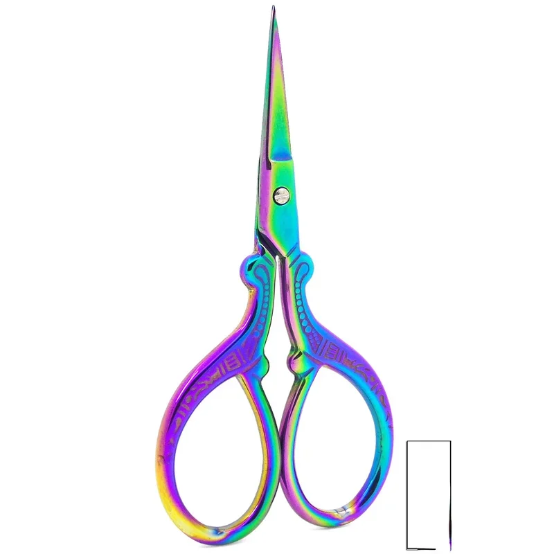 날카로운 스테인레스 스틸 인쇄 핑크, 미니 DIY 공예 가위, 원단 절단, 전문 재봉 가위, 사무용품