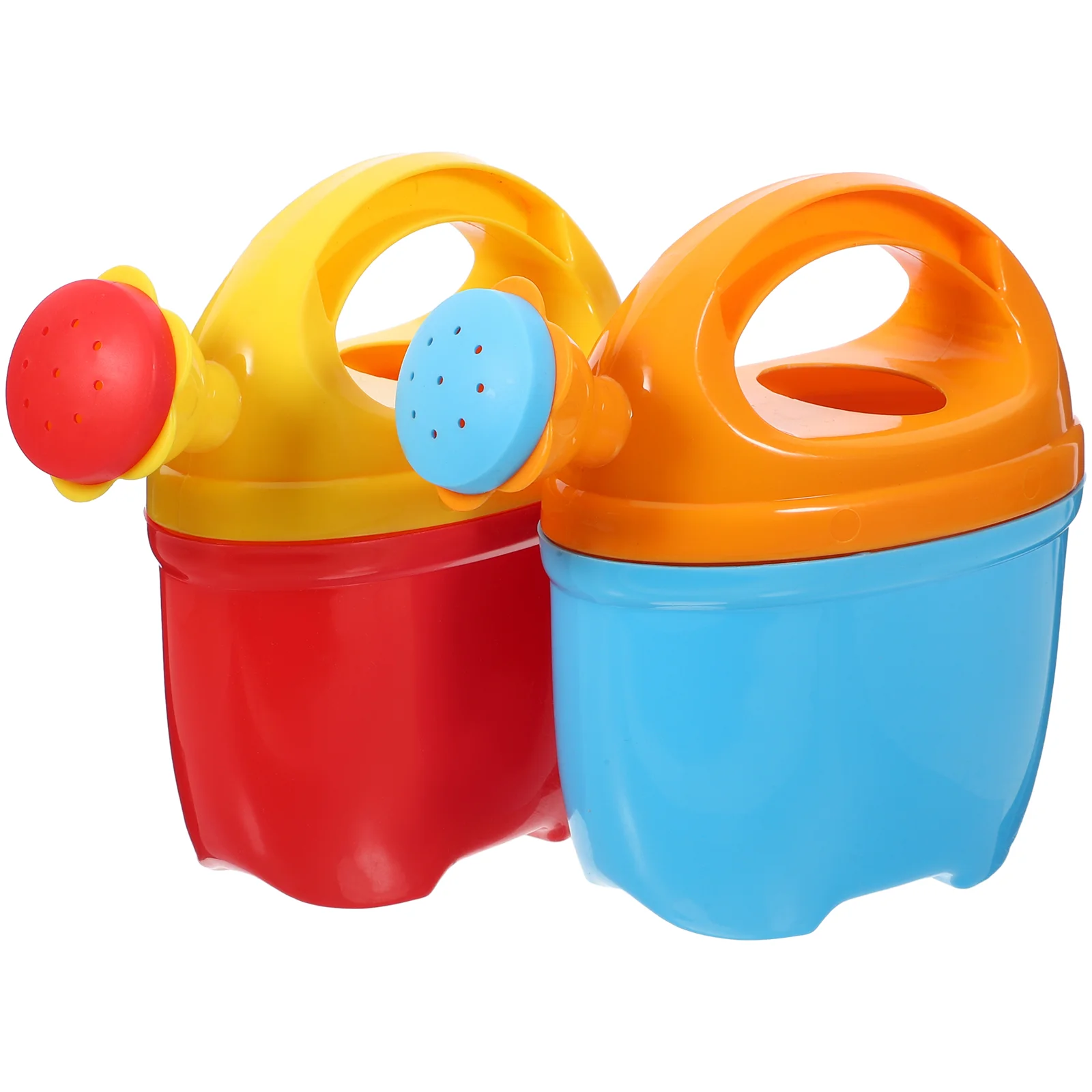 

2 Pcs Watering Bottle Toy Kettle Mini Pot Kids Outdoor Playset Shower Lovely Bathing Summer Cans Plastic Kids Child Small