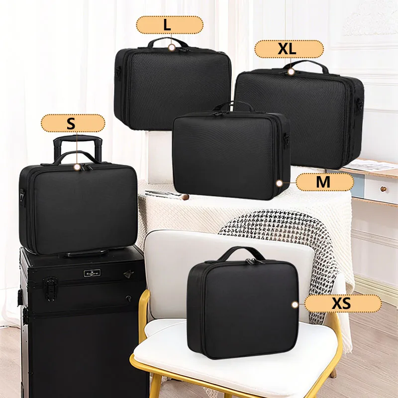 Nieuwe Oxford tas voor dames, professionele reisetui met grote capaciteit voor cosmetica, waterdicht, geschikt voor manicure en make-up._voghion.com