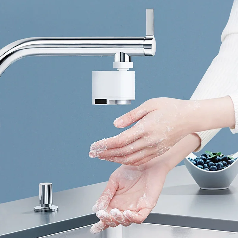 Original Xiaoda Induction Water Saver overflow smart faucet sensor Infrared water energy saving device Kitchen Nozzle Tap