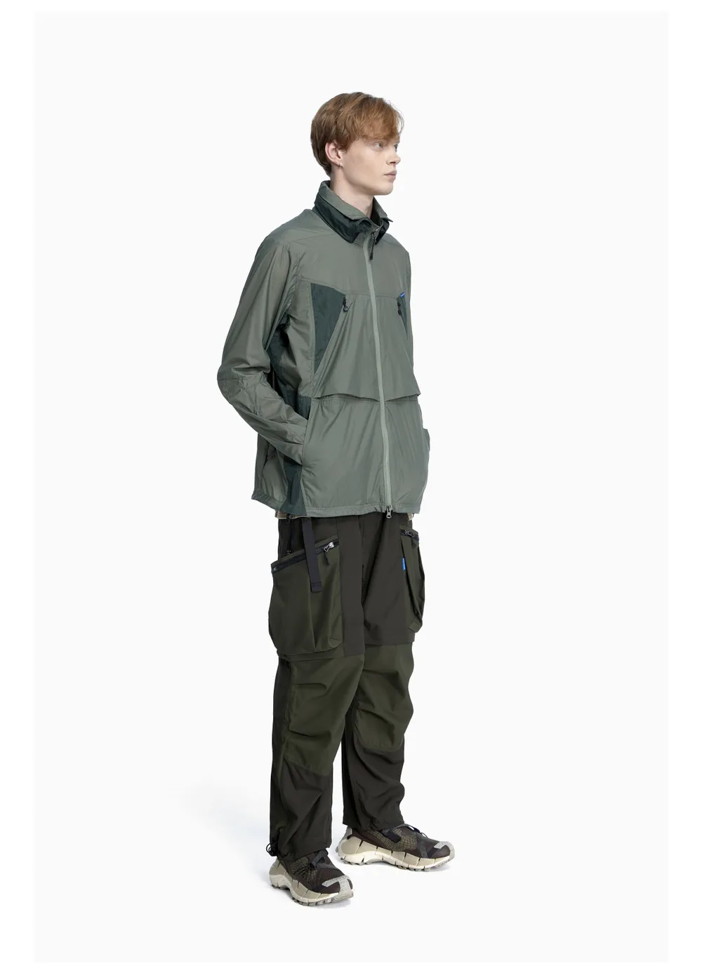 Reindee Lusion 23ss Light breathable UV protection jacket high collar shape adjustable hood techwear gorpcore