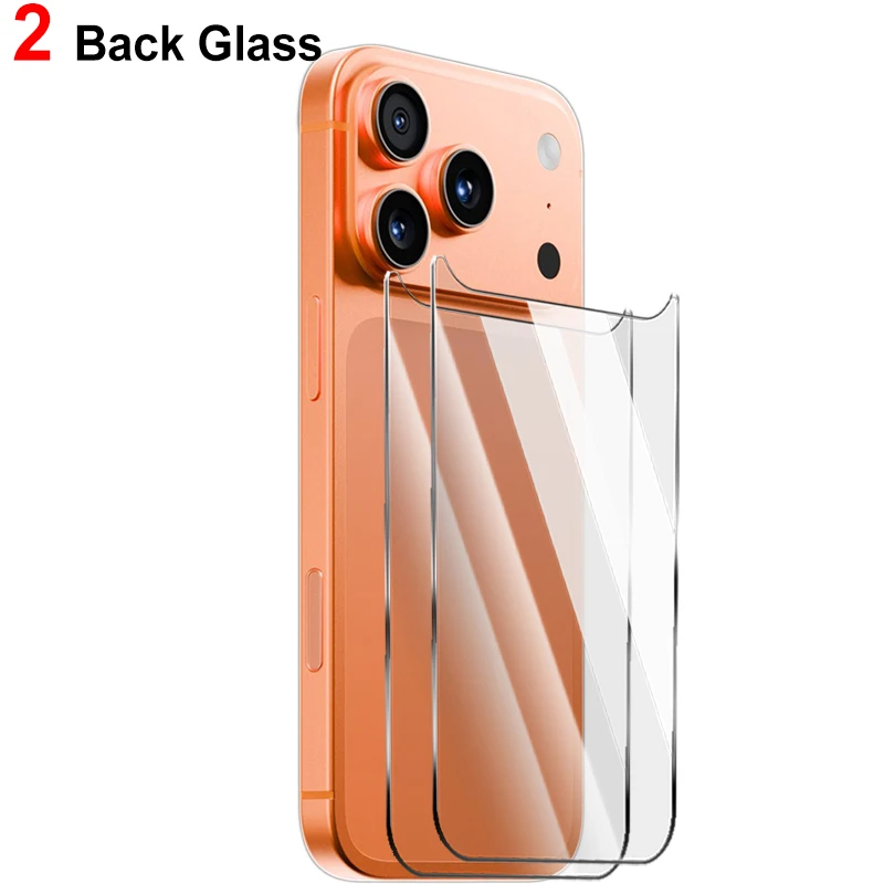 Enhanced Back Protective Tempered Glass with Camera Lens Film Protector