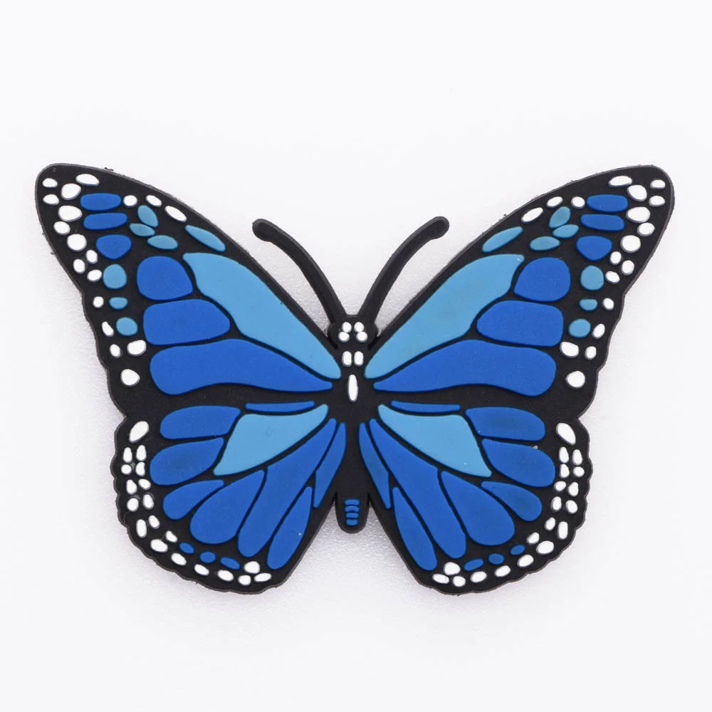 High Quanlity Women Croc Charms Shoes PVC Butterfly Decaration Kid's Gift Accessories Diamonds Dope Black Girl Magic BLM Buckle
