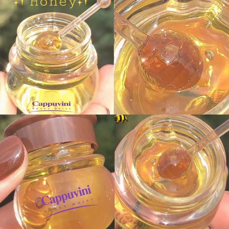 

1pc 8g 6g Unisex Honey Lip Oil Moisturizing Nourishing Anti-wrinkle Lip Mask Anti-cracking Smooth Lips Sleep Fine Lines Lip Balm