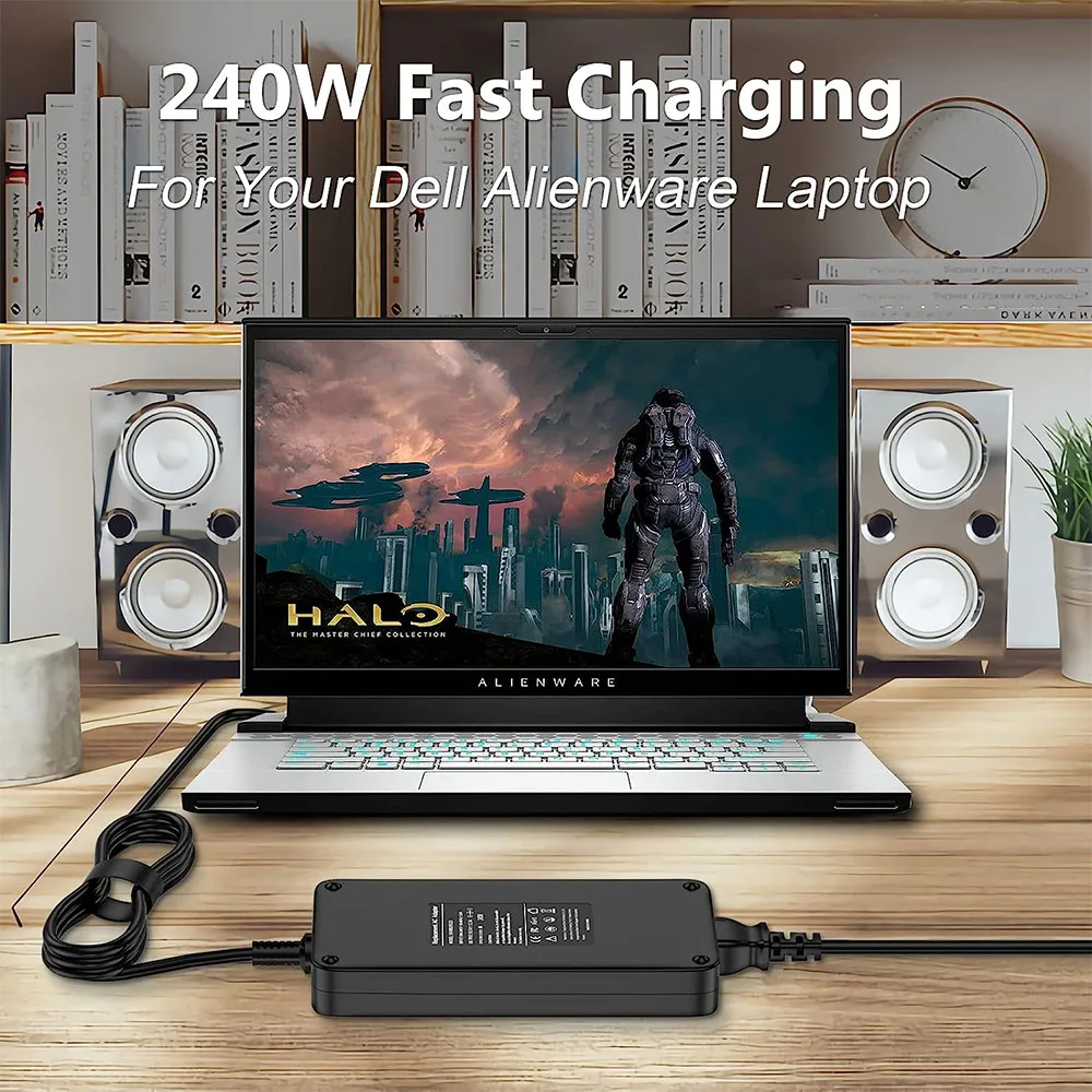 Adattatore Ca Per Caricabatterie Per Laptop Da 240W Per Dell Alienware M17X M18X X51 13 15 17 R2 R3 R4 R5 Precision 7720 7530 7540 7750 7550 G3 G5 G