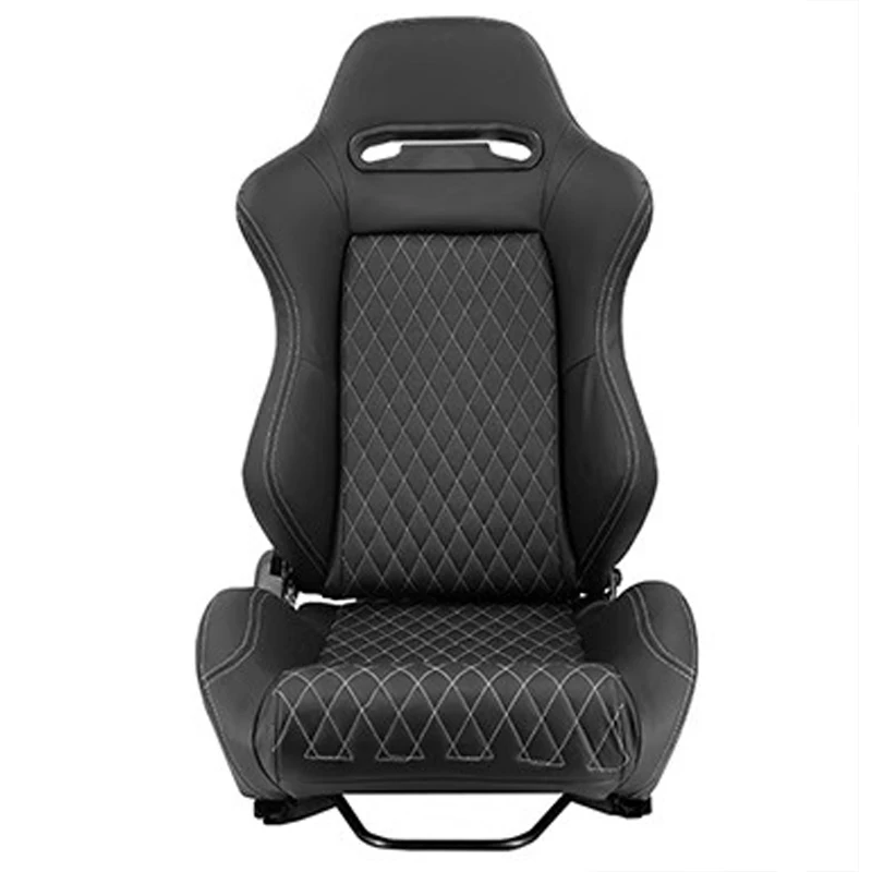 RACING SEAT HIGH QUALITY PVC WITH SUADE MATERIAL DOUBLE SLIDER Car modified seat RY-1035-R-BK v slot opensource x axis slider aluminum plate with timing belt buckle buckle 2020 profile board 3d printer part