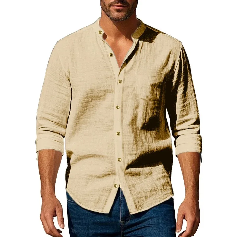 Animal Game Long Sleeve Shirts for Men Cotton Lightweight T Shirt Casual Regular Shirt Breathable Luxury Men Hawaiian Shirt